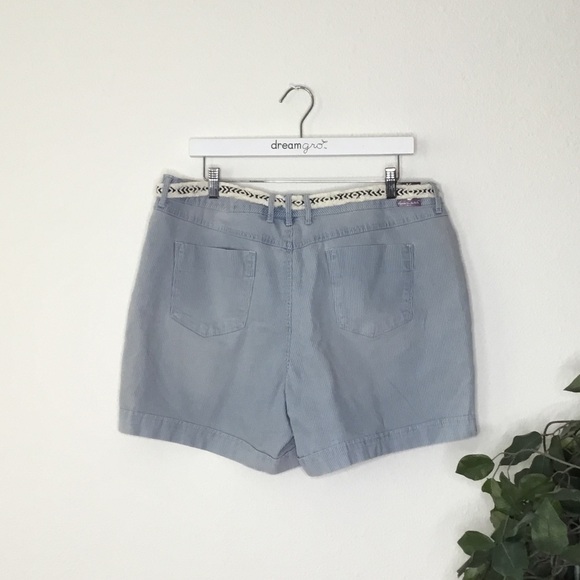 NWT PLUS Gloria Vanderbilt Striped Shorts - Picture 7 of 7